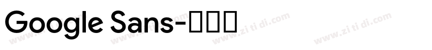 Google Sans字体转换